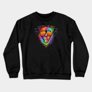 Lion Animal Artwork Crewneck Sweatshirt